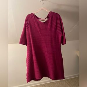 18/20 sweater dress with keyhole in back good condition